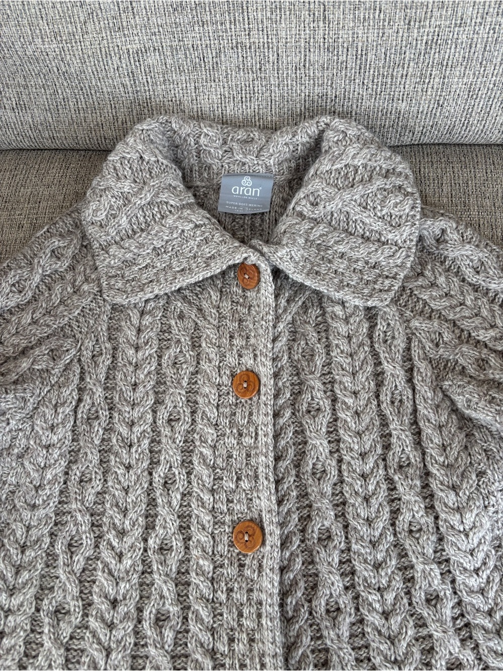 Aran made in Ireland sweater